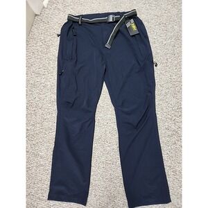 Outdoor Sports  Pants Mens  Size XL, Navy Blue, Partial Elastic Waist NWT 34x30